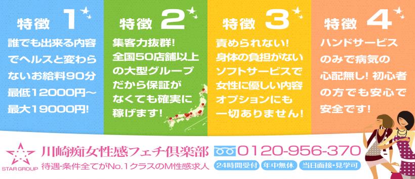 川崎痴女性感フェチ倶楽部の求人