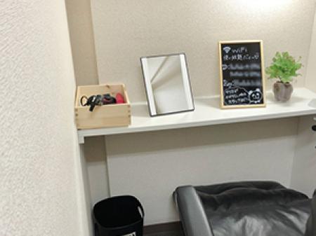 ★個室待機はリラックスできる★