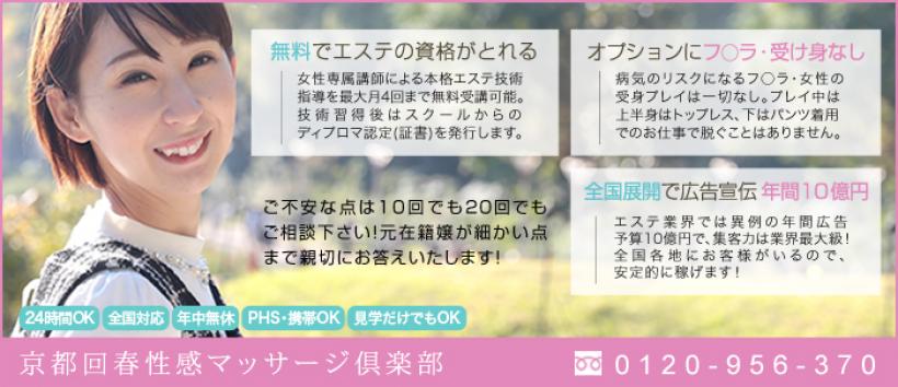 京都回春性感マッサージ倶楽部の求人